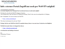 Tablet Screenshot of portal.senckenberg.de